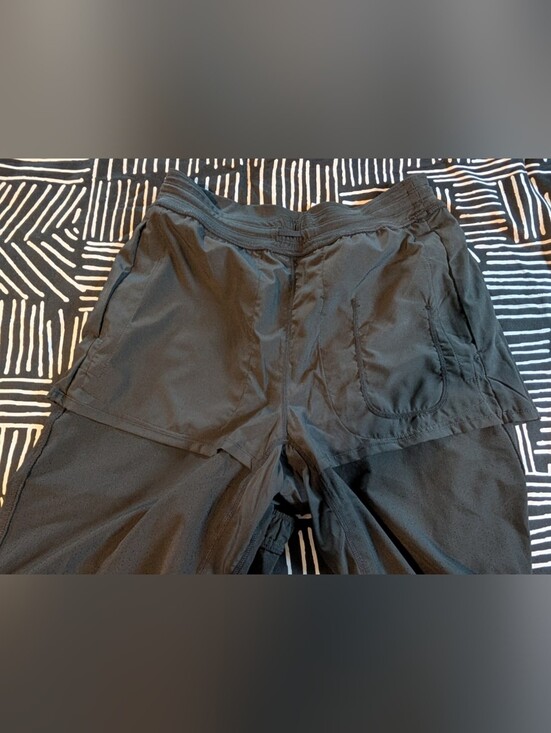 NWT Halara High Waisted Eyelet 2-in-1 Zip Hem Quick Dry Running Joggers
